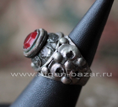 Афганский перстень архаичной формы (Kuchi Tribal Ring)