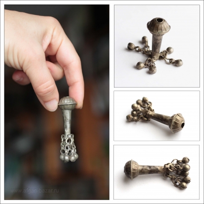 Бусина-трубочка (Tribal Kuchi Jewelry)
