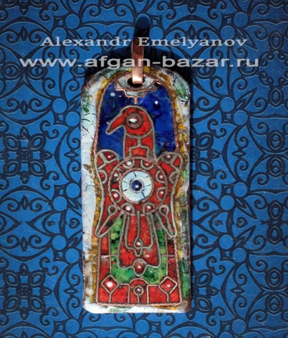 Александр Емельянов. кулон "Орел" (по мотивам меровингских средневековых орнамен