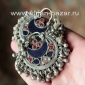 Серьги -  височные подвески. Афганистан или Пакистан, племена Кучи, 20 в.