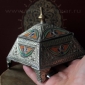 Марокканская шкатулка с горячей эмалью. Марокко, Анти-Атлас (Тизнит-Тарудант), с