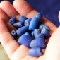 Африканские стеклянные бусины Кробо - African Ghana Krobo Beads. Лот из девятнад