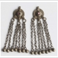 Крупная кучи кнопка с подвесами на цепях 1 шт.  (Tribal Kuchi Jewelry)