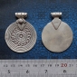 Старинная серебряная подвеска-амулет с орнаментом "Могадорская роза" (Rose of Mo