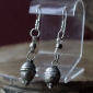 Серьги, сделанные из деталей старинных йеменских украшений