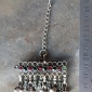 Заколка для волос, собранная из деталей старых афганских украшений (Tribal Kuchi