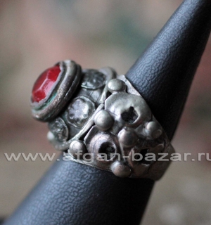 Афганский перстень архаичной формы (Kuchi Tribal Ring)