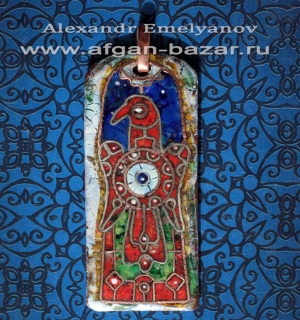 Александр Емельянов. кулон "Орел" (по мотивам меровингских средневековых орнамен