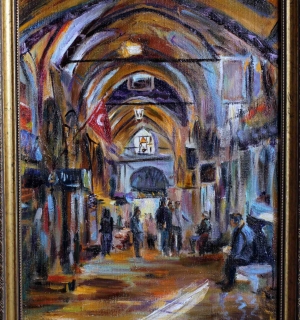 Александр Емельянов. Гранд Базар (Стамбул) Холст, масло