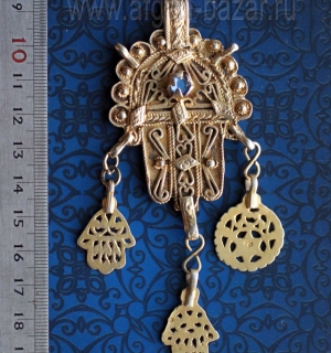 Традиционный амулет "Хамса" ("Рука Фатимы"). Тунис, 20 в.