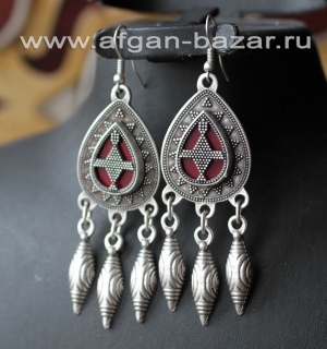 Серьги в казахском стиле