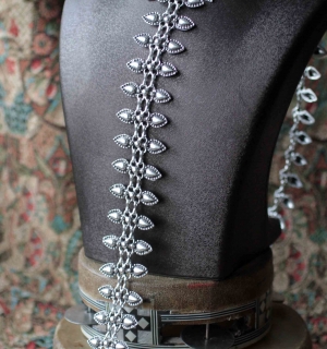 Колье в стиле Бохо-Трайбл - Vintage Oriental Style Silver plated Turkish Tribal 