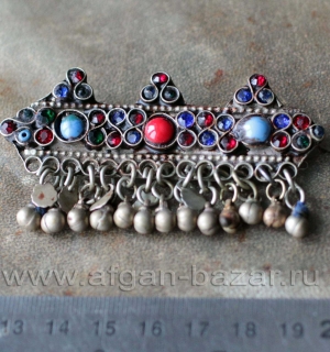 Заколка для волос - племенные украшения Кучи (Tribal Kuchi Jewelry). Афганистан 